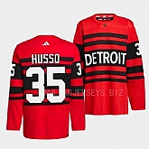Men's Detroit Red Wings 2022 Reverse Retro 2.0 #35 Ville Husso Red Authentic Pro Jersey Dzhi,baseball caps,new era cap wholesale,wholesale hats